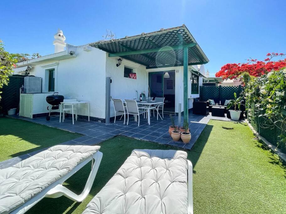 Cozy & Modern Bungalow W/Private Garden Bbq+Wifi Maspalomas  Exterior photo